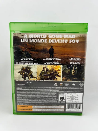 Mad Max Xbox One XONE