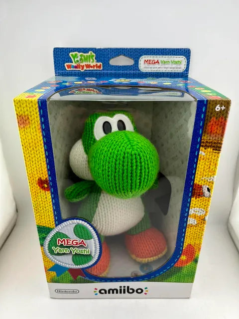 Mega Green Yarn Yoshi Amiibo