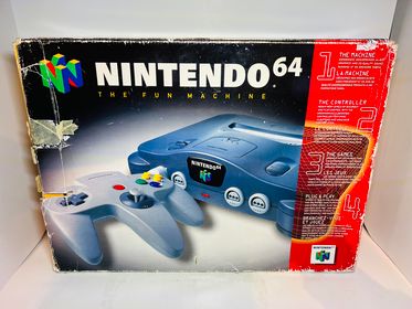 CONSOLE NINTENDO 64 NOIR N64 BLACK SYSTEM EN BOITE - jeux video game-x