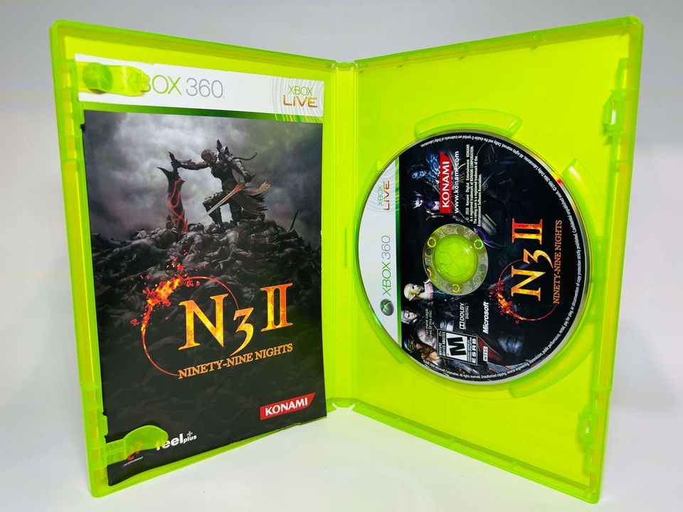 N3 II 2 NINETY NINE NIGHTS II 2 XBOX 360 X360 - jeux video game-x