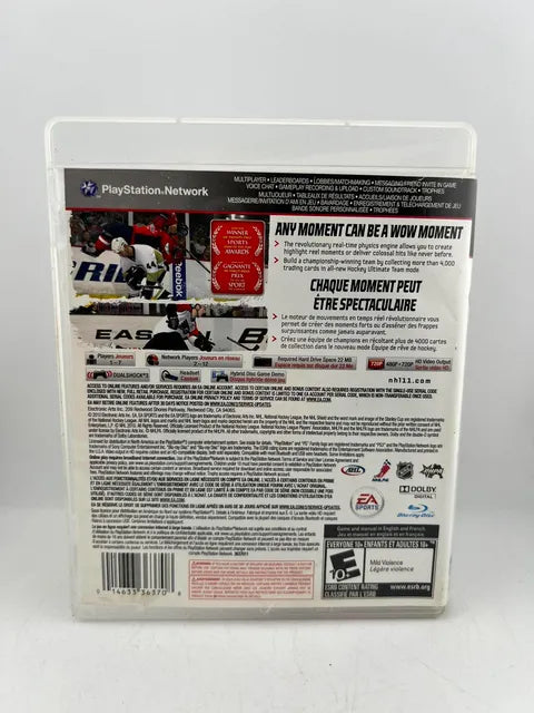 NHL 11 PlayStation 3 PS3