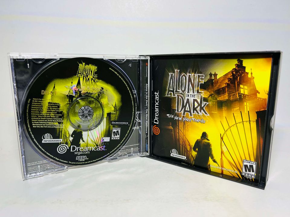 ALONE IN THE DARK THE NEW NIGHTMARE DREAMCAST DC - jeux video game-x