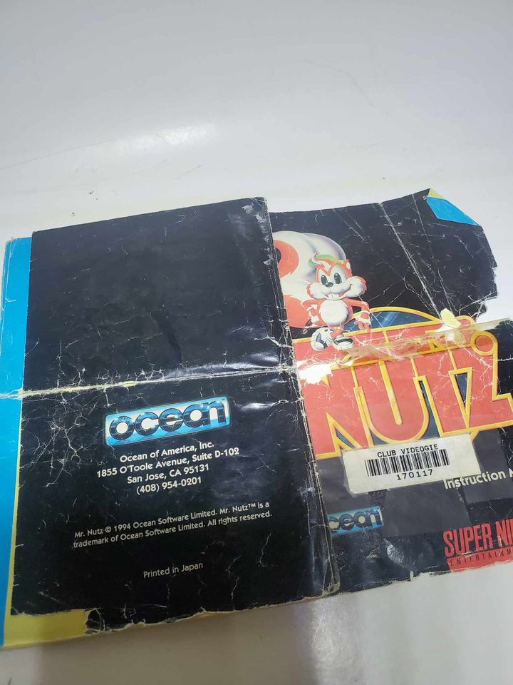 MR. NUTZ EN BOITE SUPER NINTENDO SNES - jeux video game-x