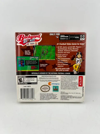 Backyard Sports Football 2007 NFL Game Boy Advance Gba