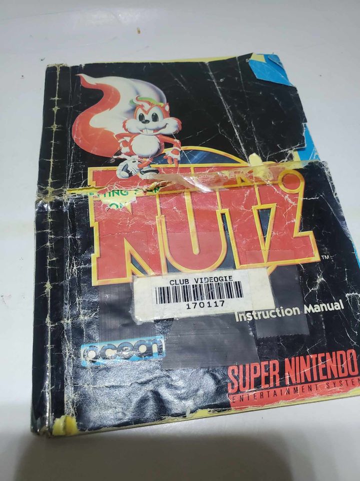 MR. NUTZ EN BOITE SUPER NINTENDO SNES - jeux video game-x