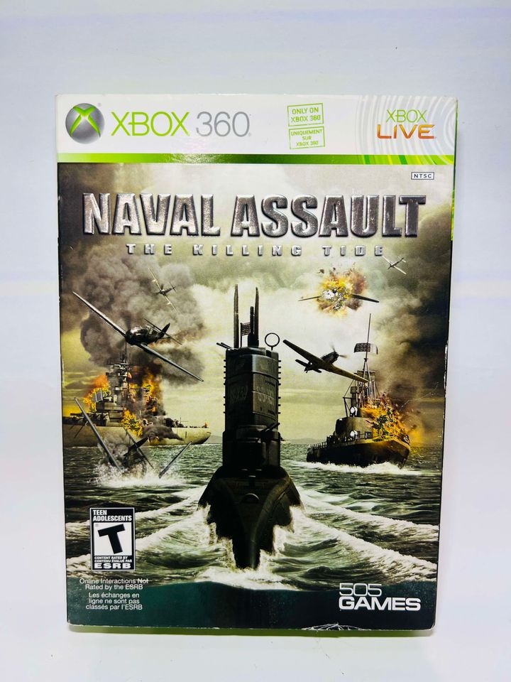 NAVAL ASSAULT THE KILLING TIDE XBOX 360 X360 - jeux video game-x