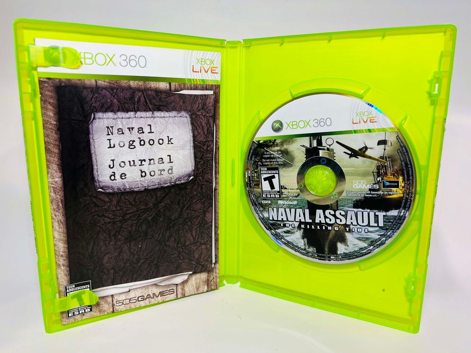 NAVAL ASSAULT THE KILLING TIDE XBOX 360 X360 - jeux video game-x