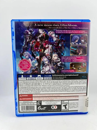 Nights of Azure 2: Bride of the New Moon Playstation 4 PS4