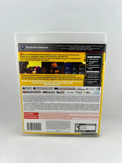 Naughty Bear: Gold Edition Playstation 3 PS3
