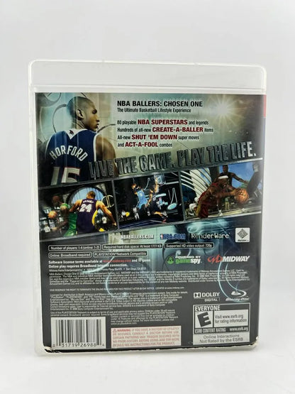 NBA Ballers Chosen One Playstation 3 PS3