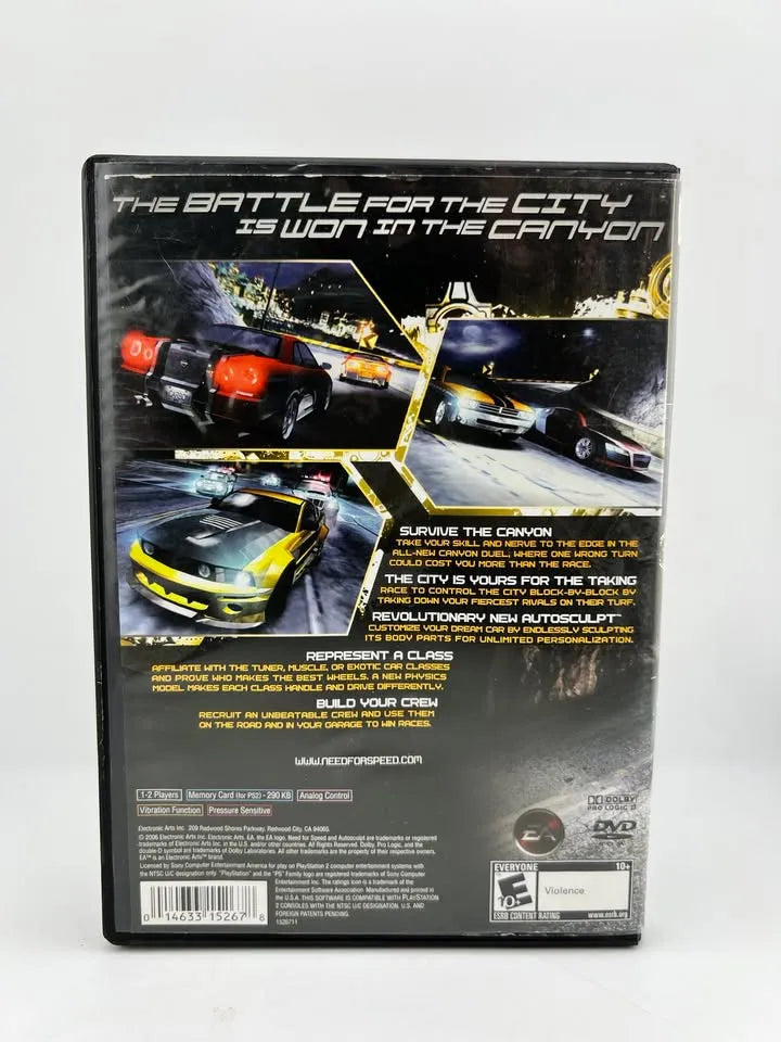 Need for Speed Carbon PlayStation 2 PS2