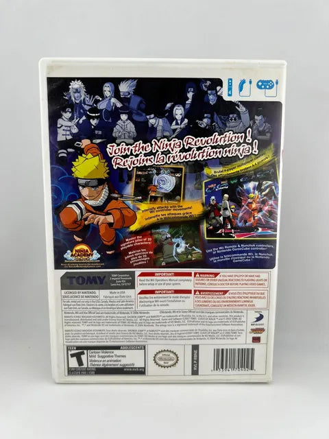 Naruto Clash Of Ninja Revolution Nintendo Wii