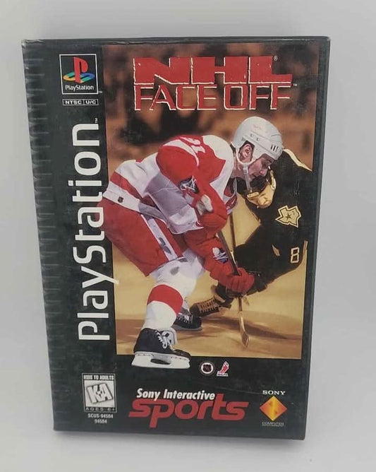 NHL FaceOff Long Box Playstation PS1 sony