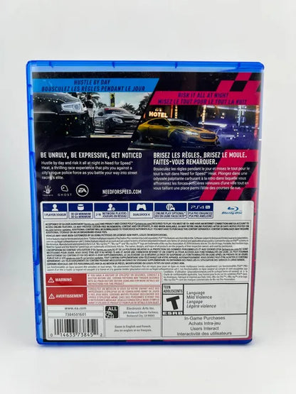 Need for Speed Heat NFS Playstation 4 PS4