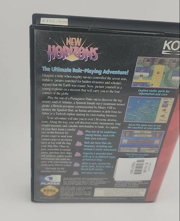 Uncharted Waters II 2 New Horizons Sega Genesis SG