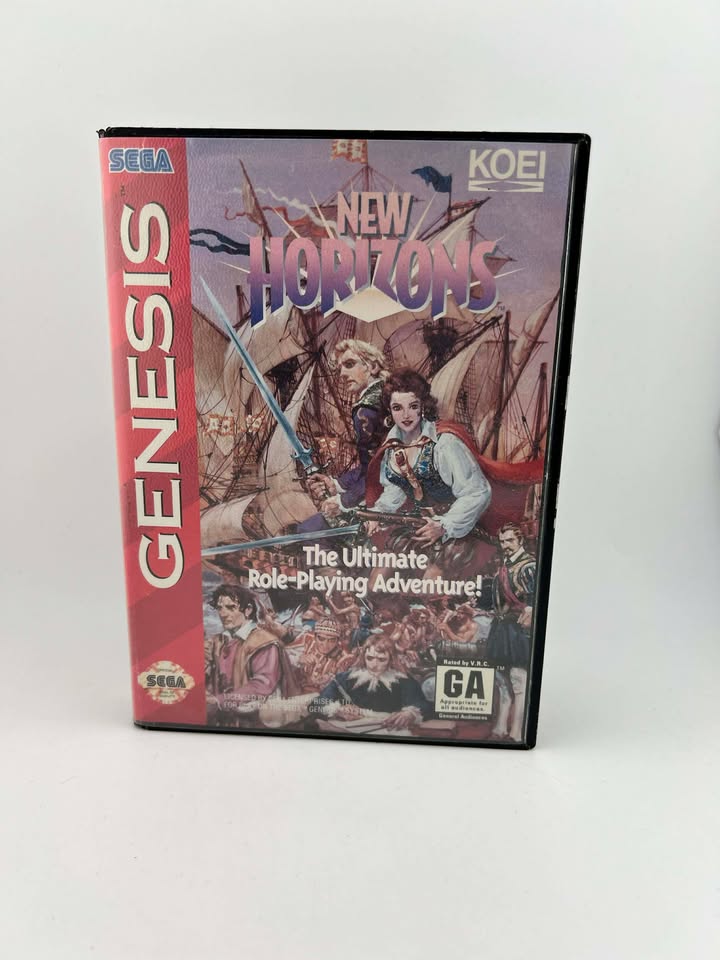 Uncharted Waters II 2 New Horizons Sega Genesis SG