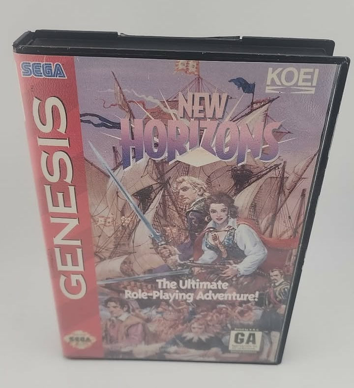 Uncharted Waters II 2 New Horizons Sega Genesis SG