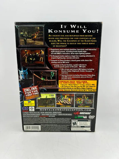Mortal Kombat Deception Premium Pack Playstation 2 PS2