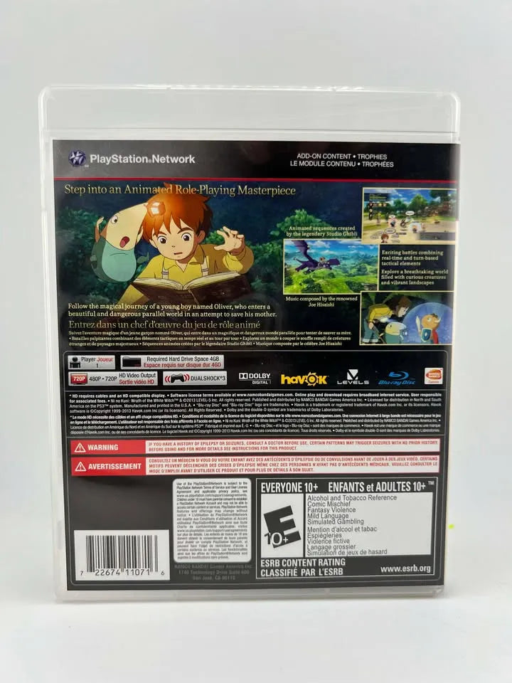 Ni No Kuni Wrath Of The White Witch Playstation 3 Ps3