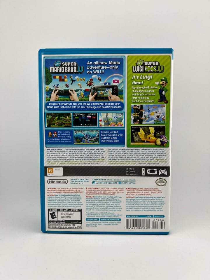 New Super Mario Bros. U + New Super Luigi U Nintendo WiiU