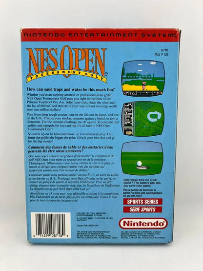 NES Open Tournament Golf Can Nintendo NES