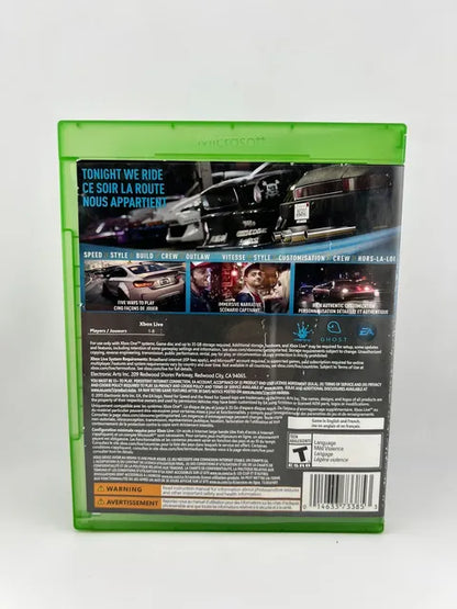 Need for Speed NFS Xbox One XONE