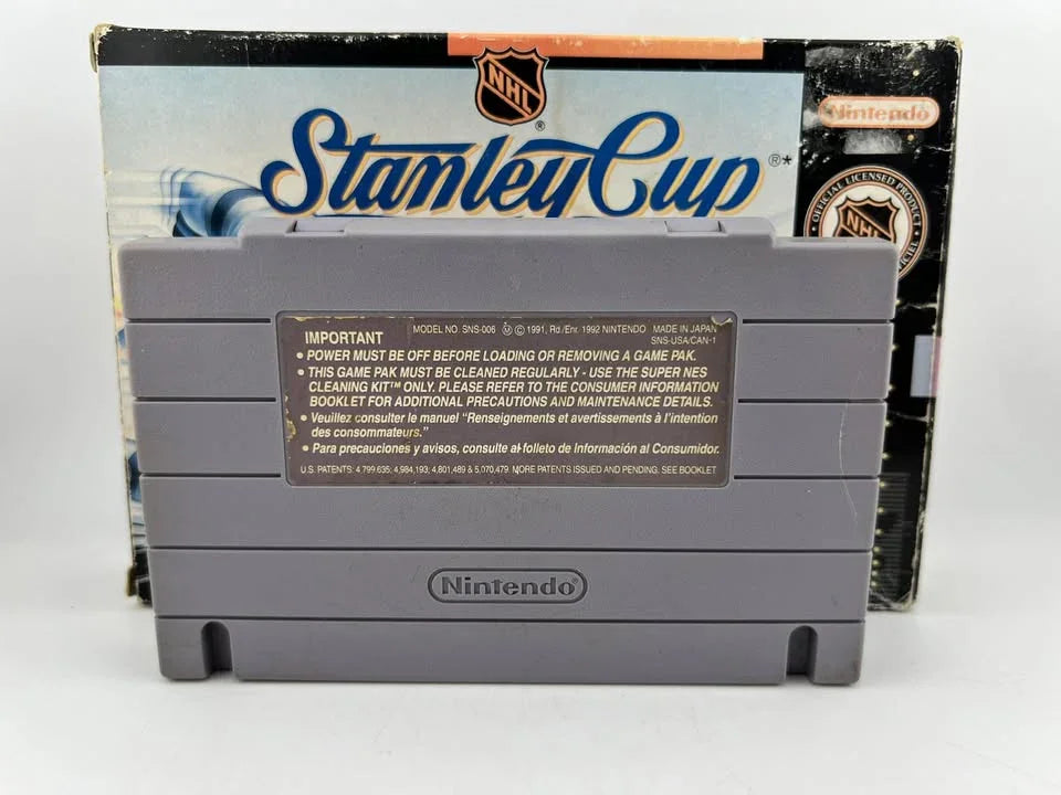 NHL Stanley Cup Super Nintendo SNES