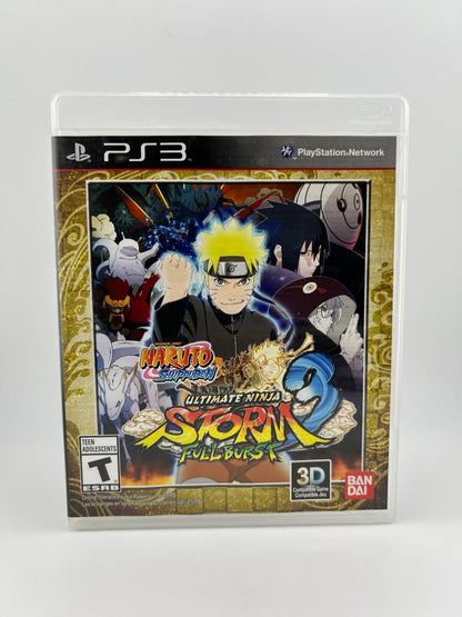 Naruto Shippuden Ultimate Ninja Storm 3 Full Burst Playstation 3 PS3