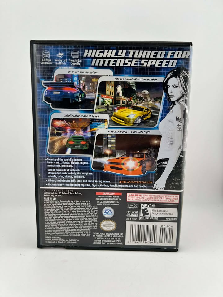 Need for Speed Underground Nintendo Gamecube NGC