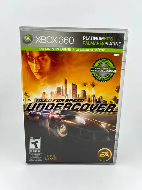 Need for Speed Undercover Platinum Hits Xbox 360 X360