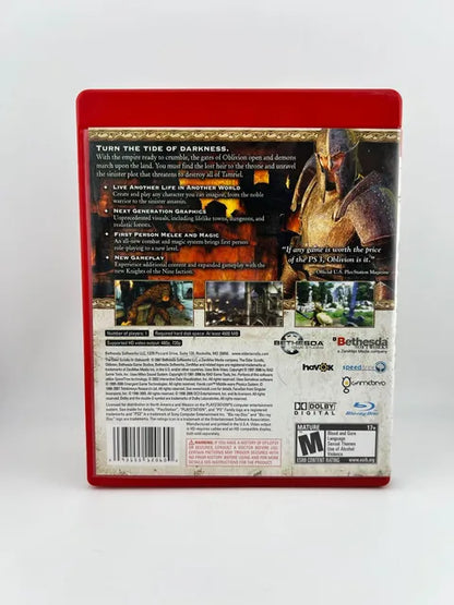 The Elder Scrolls IV 4 Oblivion Greatest Hits Playstation 3 Ps3