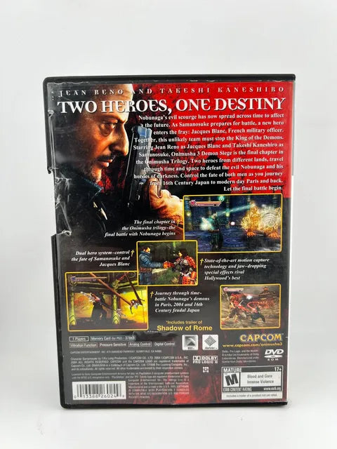 Onimusha 3 Demon Siege Playstation 2 PS2