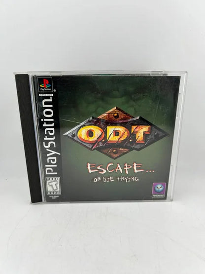 ODT Escape or Die Trying Playstation PS1