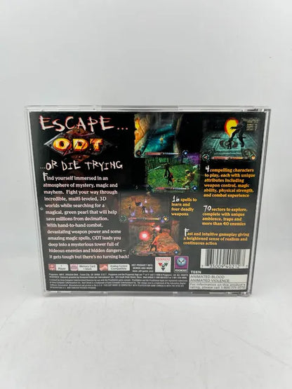 ODT Escape or Die Trying Playstation PS1