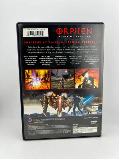 Orphen Scion of Sorcery Playstation 2 PS2