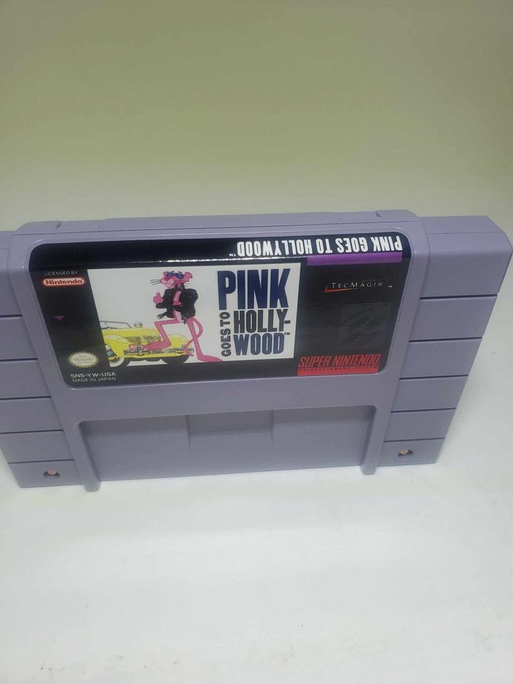 PINK PANTHER GOES TO HOLLYWOOD EN BOITE SUPER NINTENDO SNES - jeux video game-x