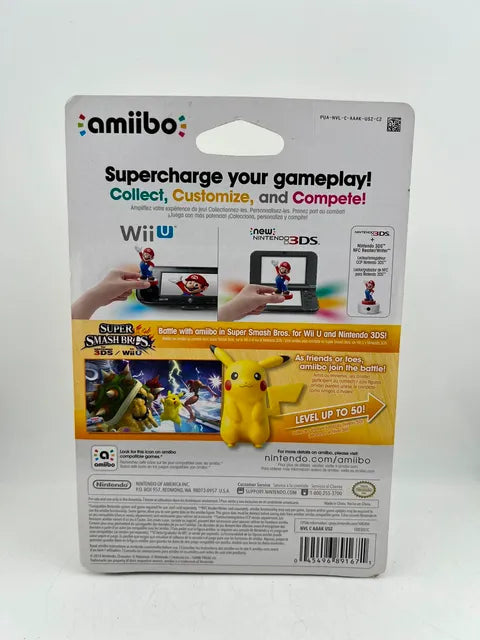 Pikachu Amiibo Smash series