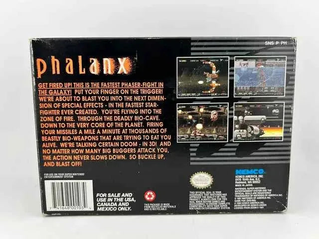 Phalanx Super Nintendo Snes