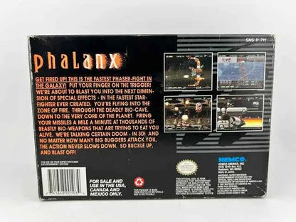 Phalanx Super Nintendo Snes