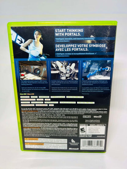 PORTAL 2 XBOX 360 X360 - jeux video game-x