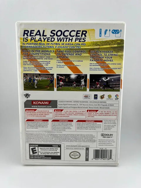 PES Pro Evolution Soccer 2013 NINTENDO WII