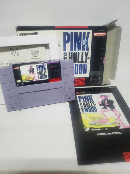 PINK PANTHER GOES TO HOLLYWOOD EN BOITE SUPER NINTENDO SNES - jeux video game-x