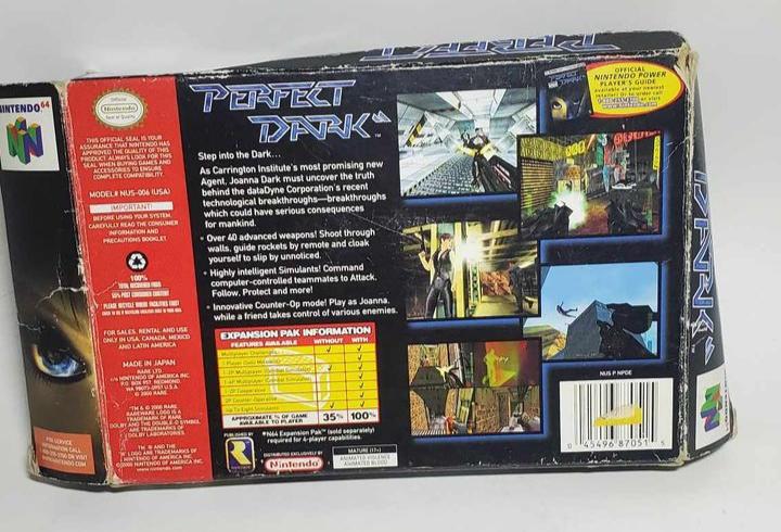 PERFECT DARK EN BOITE NINTENDO 64 N64 - jeux video game-x