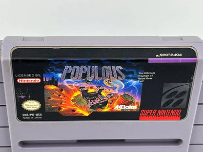 Populous Super Nintendo Snes