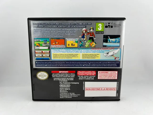 Pokemon Version Argent CDF Nintendo DS