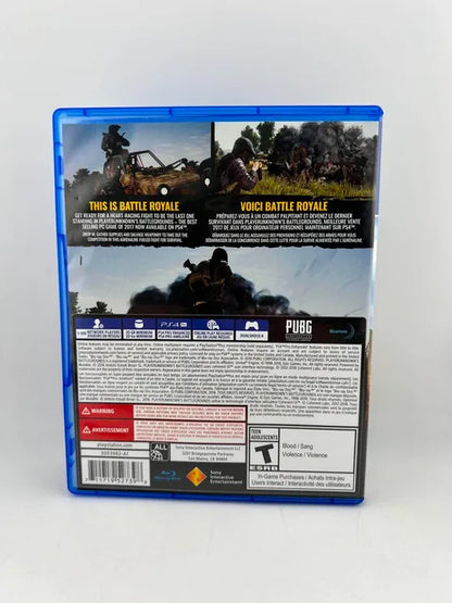 PlayerUnknown's Battlegrounds PUBG Playstation 4 PS4