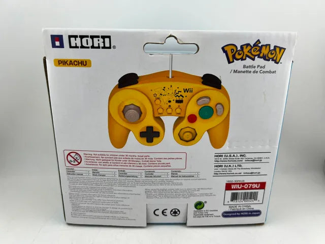 Manette Hori Battle Pad Pikachu WiiU