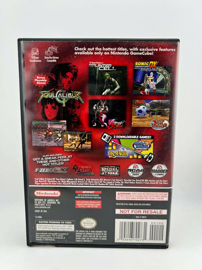 Nintendo Gamecube Preview Disc Ngc