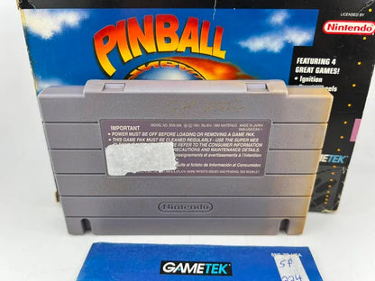 Pinball Dreams Super Nintendo Snes