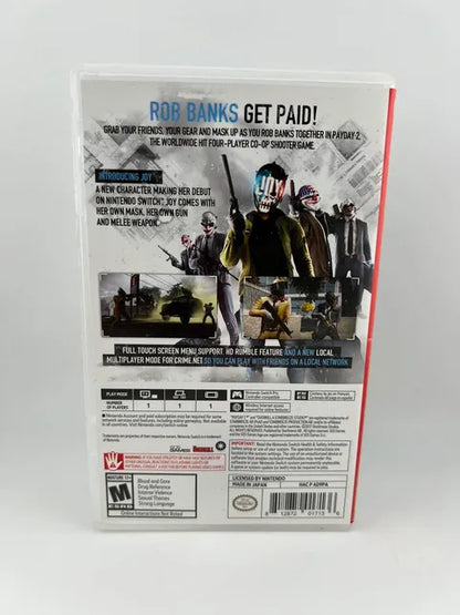 Payday 2 Nintendo Switch